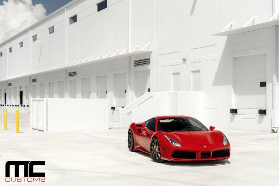  Ferrari 488 GTB by MC Customs on Avant Garde Wheels 2018 года  (фото 1 из 10)